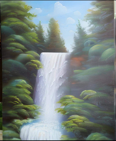 Acrylic Waterfall Paint Workshop