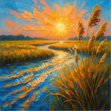 Limited Edition Handpainted Embellished Small Collectors Painting (Friendship)