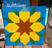 Sunflower Barn Quilt Painting Workshop